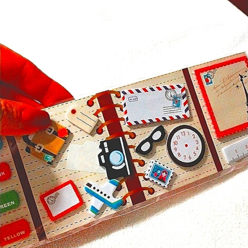 Paris France Stick On Note Reminder Tabs Travel Theme mini Pad France Stationary